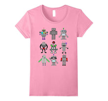 Robots T-Shirt Vintage Toy Robot Collection Retro Cool Gift
