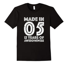 12th Birthday Shirt Gift Age 12 Year Old Boy Girl Tshirt Tee