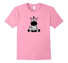 Cute Zebra Baby Sitting on T-Shirt Is Adorable Gift