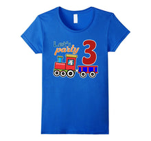 3 Years Old 3rd Birthday Train 3 Toddler Kids T-Shirt