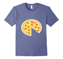 Mens Pizza  Piece Slice Missing Father Son Funny Cute T-Shirt