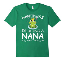 Happiness Is Being a Nana With Frog Funny T-Shirt Gift