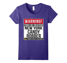 Halloween Funny New York T Shirt Candy Robber