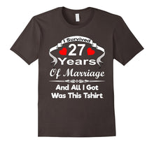 27th 27 Year Wedding Anniversary Shirt Marriage Husband Wife
