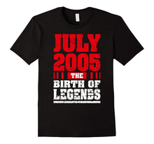 12 Years Old Kid Birthday T Shirt Gift Made in 2005 July Tee