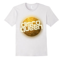 Disco Queen T Shirt - Retro 70's Seventies Retro Disco Ball
