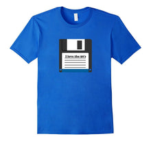 I Love the 90s T-Shirt Computer Floppy Disk Tee-Shirt