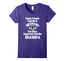 People Call Me Mechanic Important Call Me Grandpa T-Shirt