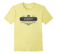 Mens Best Ever Poppy Loved by Tiny Humans T Shirt AB Great Gift