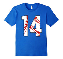 #14 Baseball 14th Birthday Fourteen Baseball Mom T-Shirt