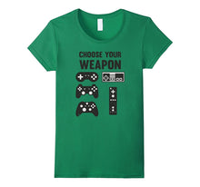 Choose Your Weapon Distressed Video Gamer T-Shirt