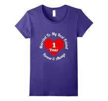 1 Year Wedding Anniversary T-Shirt 1st Married Best Friend
