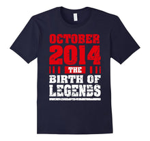 3rd Birthday Gift Toddler 3 Years Old Born 2014 October Tee
