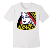 Queen of Diamonds Tshirt Face Cards Playing Cards Clothing