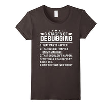 6 Stages of Debugging Coding Computer Programmer Shirt