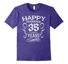 35th Wedding Anniversary 35 Years Happy Marriage Gift Shirt