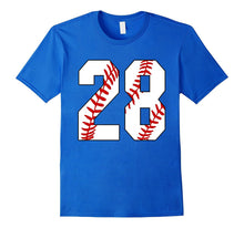 #28 Baseball Laces Baseball Mom Jersey Love Baseball T-Shirt