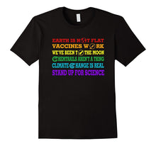 Earth Is Not Flat Vaccines Work Stand Up for Science T-Shirt