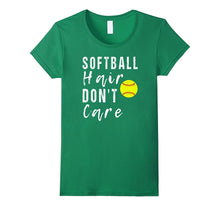 Softball Hair Don't Care T Shirt