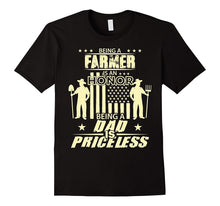 Farmer T-Shirt Farmer Being a Dad Tee Gift Shirt