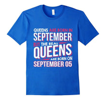 Real Queens Are Born on September 05 T-Shirt 5th Birthday