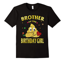 Brother of the Birthday Girl Lovely Emoji T-Shirt Funny Tee