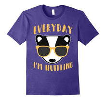 Everyday I'm Huffling Huffle Badger Cute Funny Animal Shirt