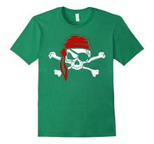 Jolly Roger Pirate T-Shirt, Skull Crossbones Halloween Shirt