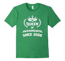 Queen of Awesomeness 11th Birthday T-Shirt Age 11 for Girls