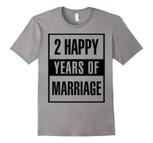 2nd Wedding Anniversary Gift Idea Husband and Wife T-Shirt