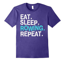 Rowing T-Shirt a Row US Sport Men Women Crew Team Machine