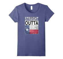 Straight Outta Texas Vintage Flag T-Shirt