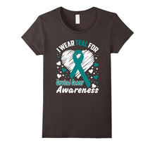I Wear Teal for Cervical Cancer Awareness T-Shirt Tee Shirt