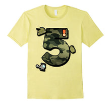 Fifth Birthday Party 5th Camoflauge T-Shirt Born 2012
