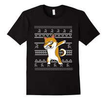 Dabbing Shiba Inu Dog Ugly Christmas Tshirt Gift for Kids