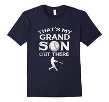That's My Grandson Out There Baseball T-Shirt Papa Tee Mimi