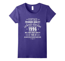 1996 T-Shirt for Men/Women. 21st Birthday Gift Ideas.