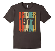 Retro October 1977 T-Shirt 40 Yrs Old Bday 40th Birthday Tee