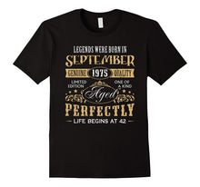 42 Years Old Born in Sept 1975 42nd Birthday Apparel Gift Te