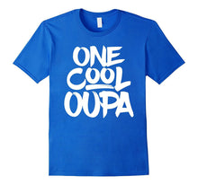 Men's One Cool Oupa T Shirt - Grandfather Dad Gift Tee