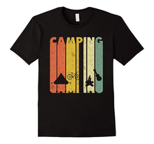 Camping Dad Shirt Retro Vintage Style Camper Gift Shirt