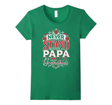 Never Stand Between a Papa and His Grandkids Shirt NEW