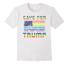 Gays LGBT Flag Design Supports President Donald Trump TShirt