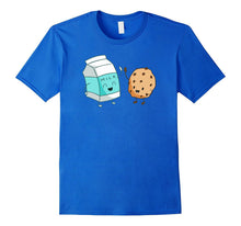 Milk and Cookies Funny Food T-Shirt Tee Shirt Foodie Five