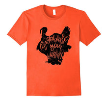 Distressed Fall Gobble Til You Wobble Thanksgiving Shirt