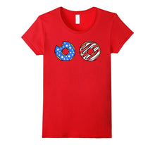 Donut Bra T-Shirt Women's American Flag