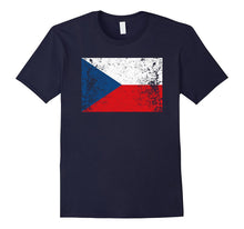 Flag of CZECH REPUBLIC Country Vintage Distressed T-Shirt