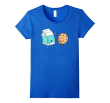 Milk and Cookies Funny Food T-Shirt Tee Shirt Foodie Five