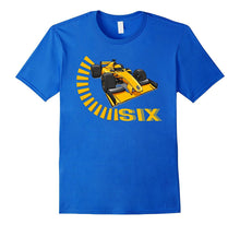 6 Years Old 6th Birthday Tshirt - Cool Race Car Tee for Boys