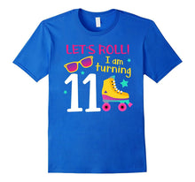 Let's Roll I'm Turning 11 T-Shirt Roller Skating Birthday